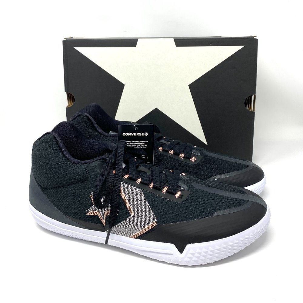 Converse AS BB Evo Mid Mesh Black Hi Vis Sneaker M - Picture 7 of 10